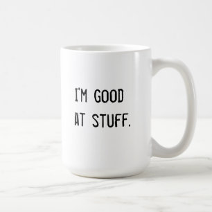 Taza De Café Soy bueno en la materia