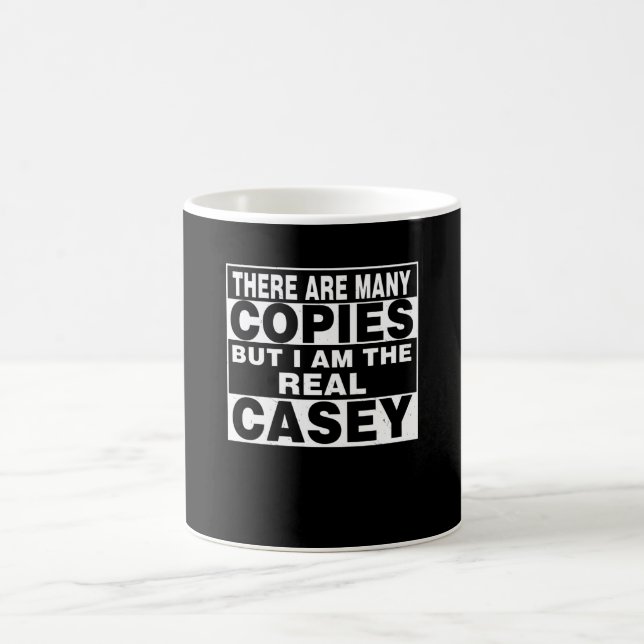 Taza De Café Soy Casey Diversión Personal Personalizada Gracios (Centro)