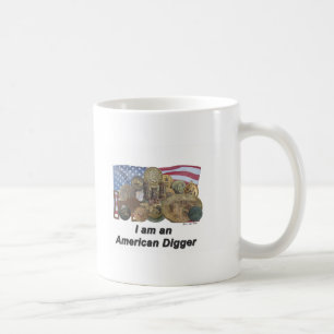 Taza De Café Soy cavador americano
