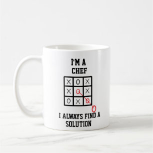 Taza De Café Soy Chef Y Siempre Encuentro Una Solución Mug