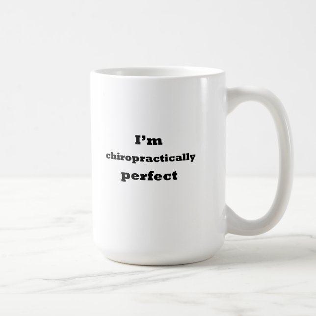 Taza De Café Soy chiropractically perfecto (Derecha)