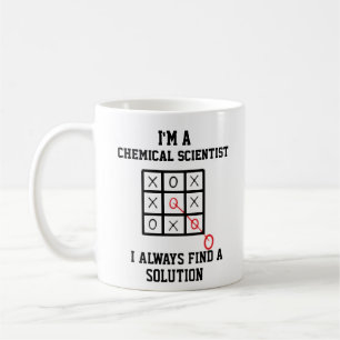 Taza De Café Soy Científico Químico Y Siempre Encuentro Una Sol