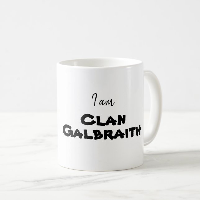 Taza De Café Soy Clan Galbraith mugs (Anverso derecho)