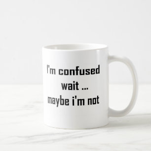 Taza De Café Soy confuso