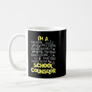 Taza De Café Soy consejero escolar y regalo a consejero escolar