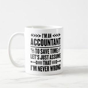 Taza De Café Soy Contador Contable Divertido Padre