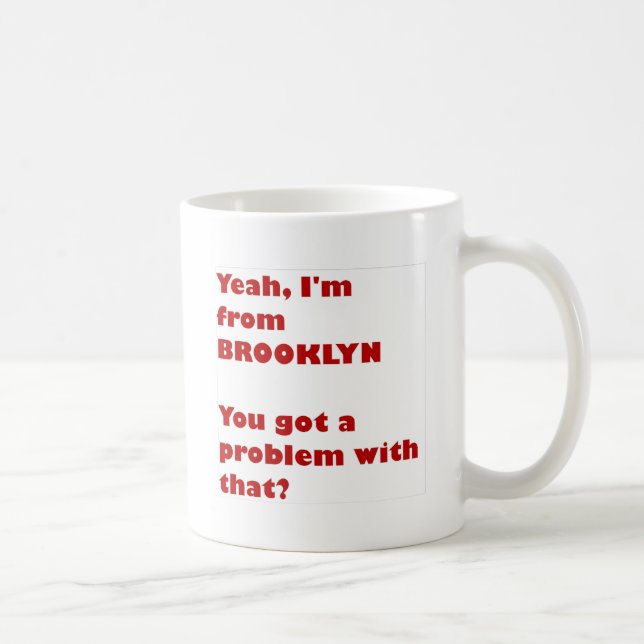 Taza De Café Soy de Brooklyn (Derecha)