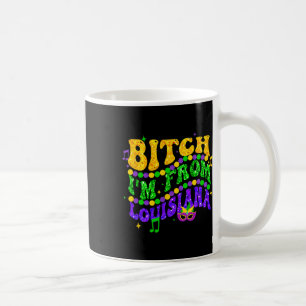 Taza De Café Soy de Luisiana Mardi Gras Fleur De Lis Fat Tue