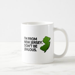 Taza De Café Soy de Nueva Jersey. No seas celoso.