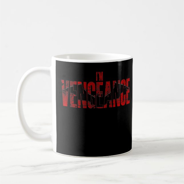 Taza De Café Soy diseño de venganza para camisetas de hombres m (Izquierda)