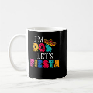 Taza De Café Soy dos vamos a Fiesta Taco dos días