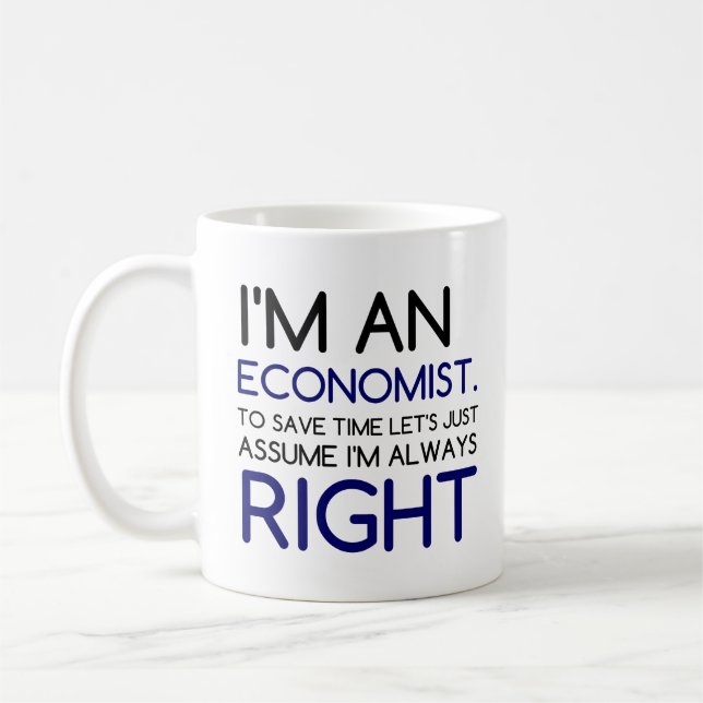 TAZA DE CAFÉ SOY ECONOMISTA (Izquierda)