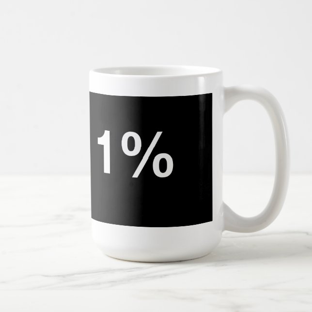 Taza De Café Soy el 1% (Derecha)