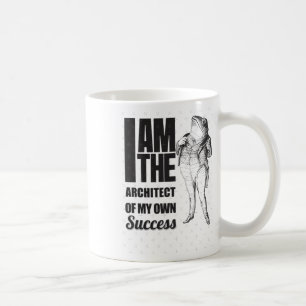 Taza De Café Soy El Arquitecto De Mi Propio Diseño Gráfico De É