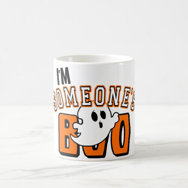 Taza De Café Soy el boo fantasma del café de alguien (Centro)