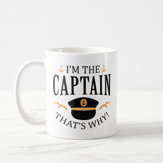 Taza De Café Soy el capitán (Izquierda)