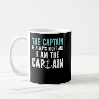 Taza De Café Soy El Capitán Que Siempre Tengo Razón