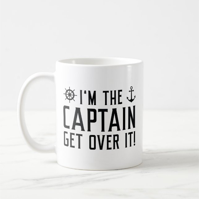 Taza De Café Soy el capitán, súbete. (Izquierda)