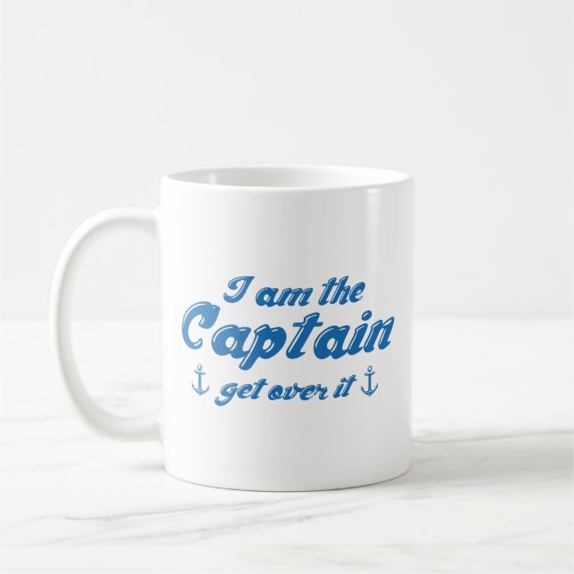 Taza De Café Soy el capitán Supere el café (Izquierda)