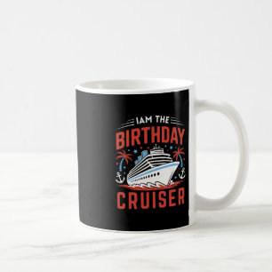 Taza De Café Soy el crucero de cumpleaños divertido crucero vac