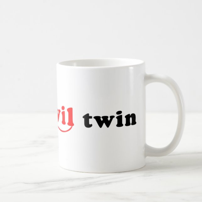 Taza De Café Soy el gemelo del mal (Derecha)