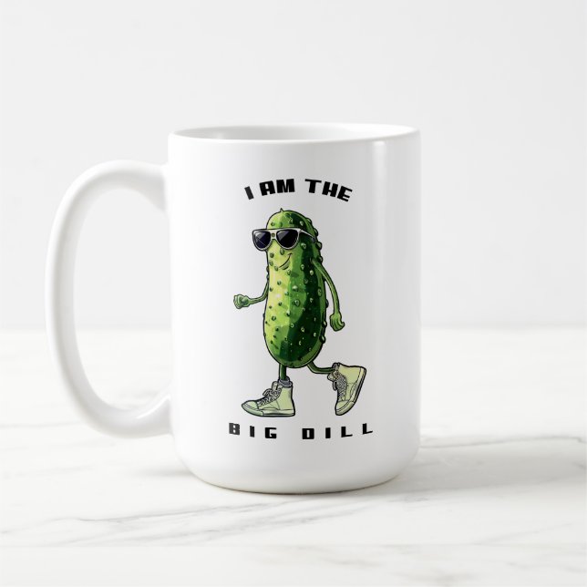 Taza De Café Soy El Gran Dill (Pepino) (Izquierda)