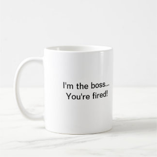 Taza De Café ¡Soy el jefe… que le encienden!
