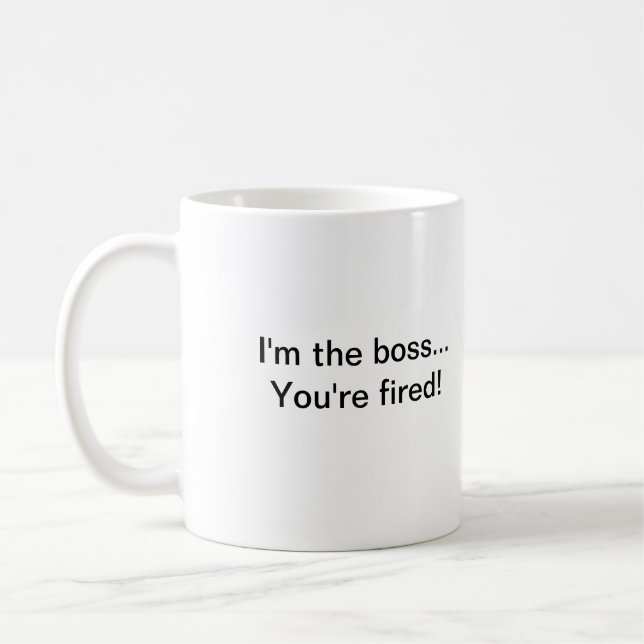 Taza De Café ¡Soy el jefe… que le encienden! (Izquierda)