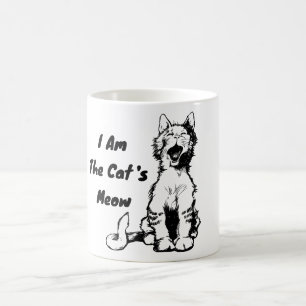 Taza De Café Soy el maldito gato gracioso