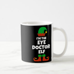 Taza De Café Soy el Médico de ojos, familia Elf, Navidades Paja