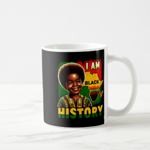 Taza De Café Soy el Mes de la Historia Negra Orgullo Juvenil Me