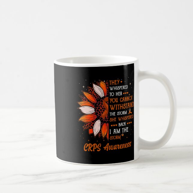Taza De Café Soy el Naranja guerrero del mes de la toma de conc (Derecha)