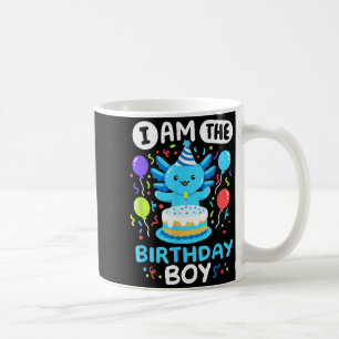 Taza De Café Soy El Niño De Cumpleaños Kids Ajolote Cumpleaños 