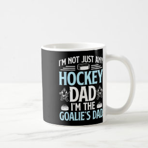 Taza De Café Soy el papá portero de hockey de un portero de hoc