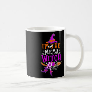 Taza De Café Soy el partido de la familia Mema Witch Fun Hallow