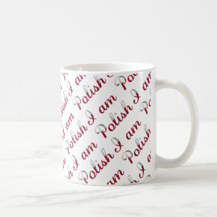Taza De Café Soy el patrón de tipografía del orgullo del país p