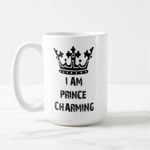 Taza De Café SOY EL PRÍNCIPE ENCANTADOR novio divertido prometi