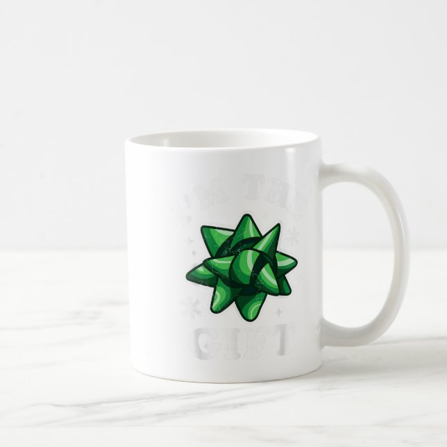 Taza De Café Soy el regalo - Dulce Navidades feos - Navidad (Derecha)