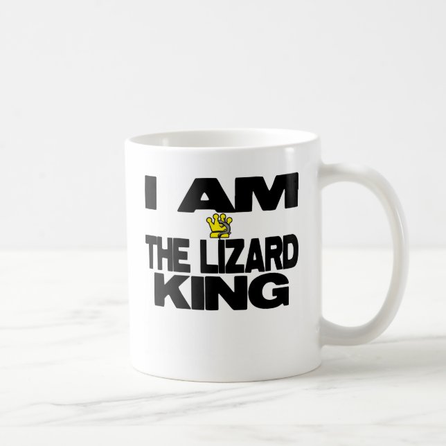 Taza De Café Soy el rey del lagarto (Derecha)