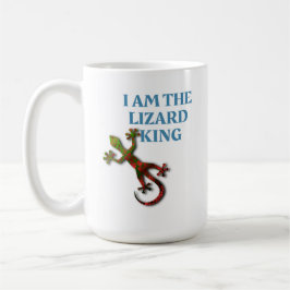 Taza De Café Soy el rey Gecko Lovers Mug del lagarto
