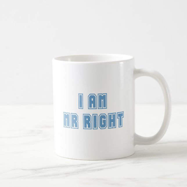 Taza De Café Soy el Sr. Right (Derecha)