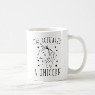 Taza De Café Soy en realidad un unicornio