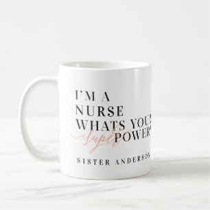 Taza De Café Soy enfermera, ¿cuál es tu superpoder?