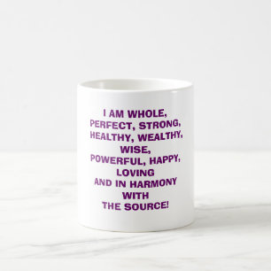 TAZA DE CAFÉ SOY ENTERO, PERFECTO, FUERTE, SANO, RICO,…
