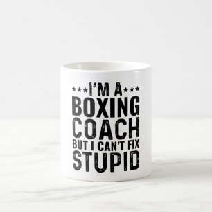 Taza De Café Soy entrenador de boxeo pero no puedo arreglar ton