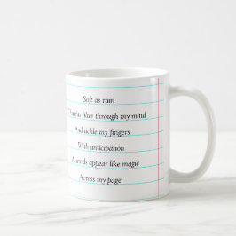 Taza De Café Soy Escritora De Poema Motivacional Personalizada