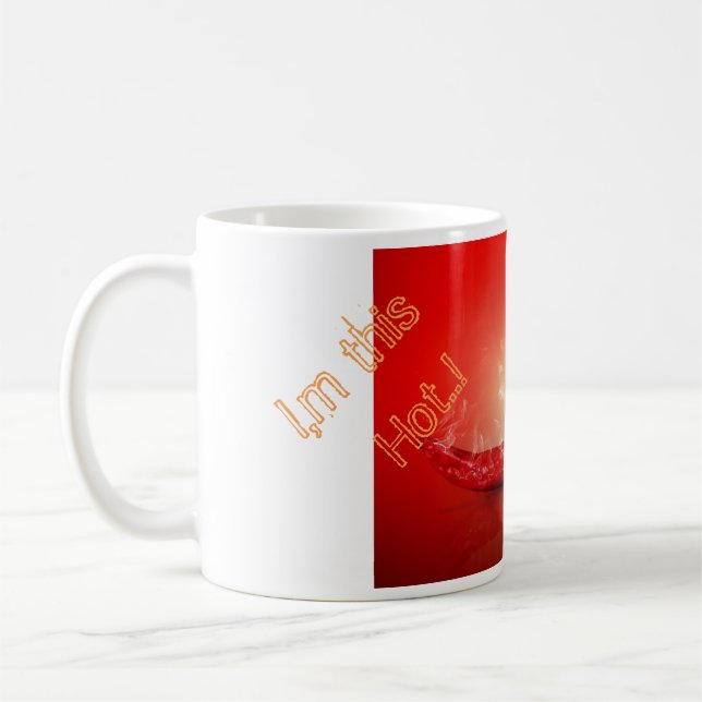 Taza De Café Soy esta chica que huele caliente (Izquierda)