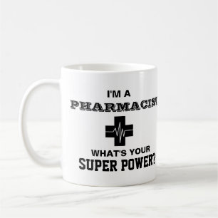 Taza De Café Soy farmacéutico cuál es su superpoder