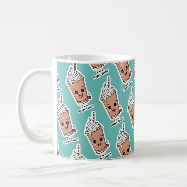 Taza De Café Soy Frappe-tastic | Frappe con crema batida (Izquierda)