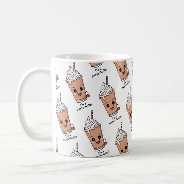 Taza De Café Soy Frappe-tastic | Frappe con crema batida (Izquierda)